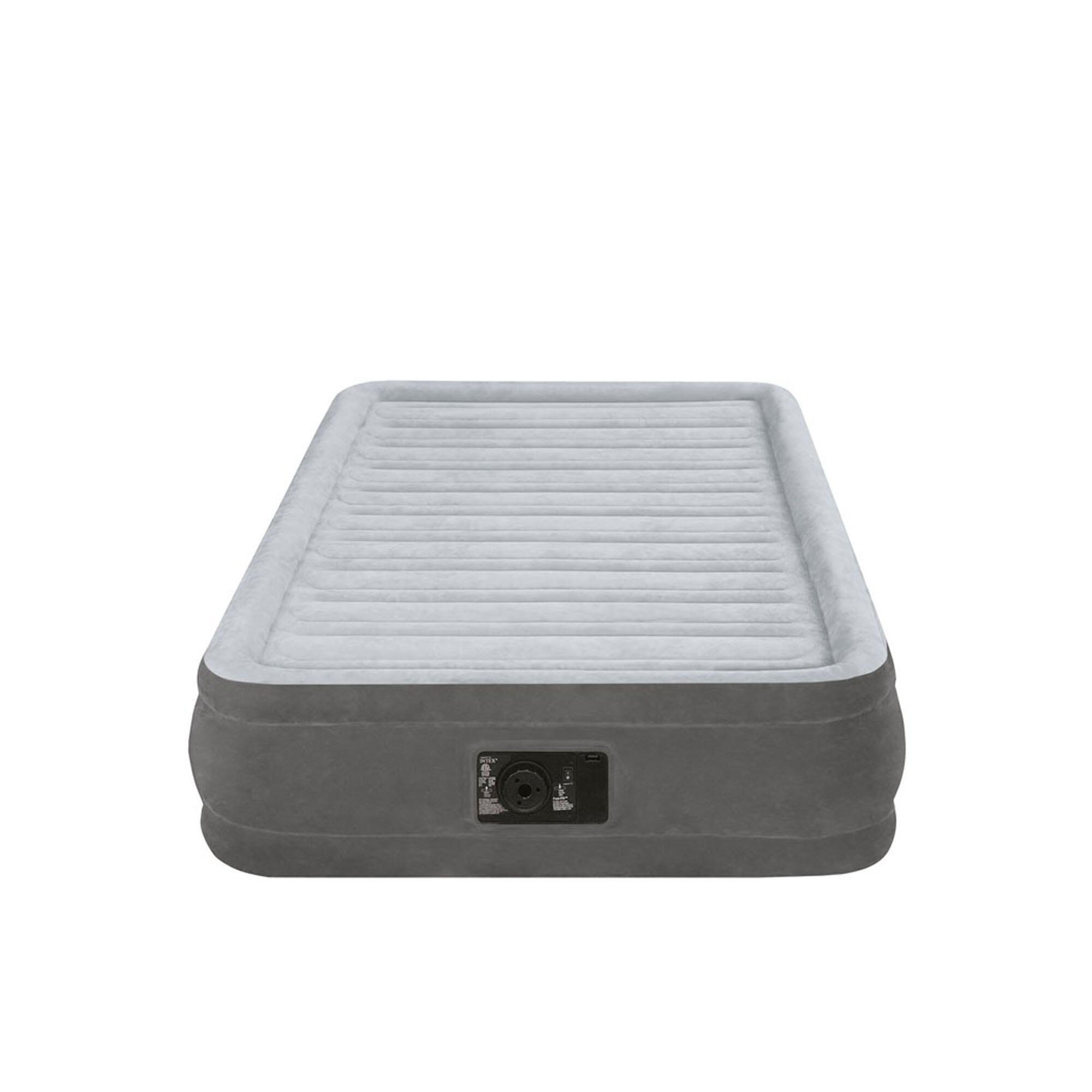 Intex - Matelas Gonflable Comfort Plush 1 Place - Lit De Camps - Gris - No Size - Decathlon