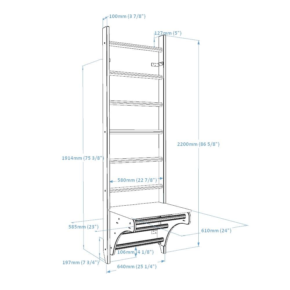 Plate for wall bars (series 1)