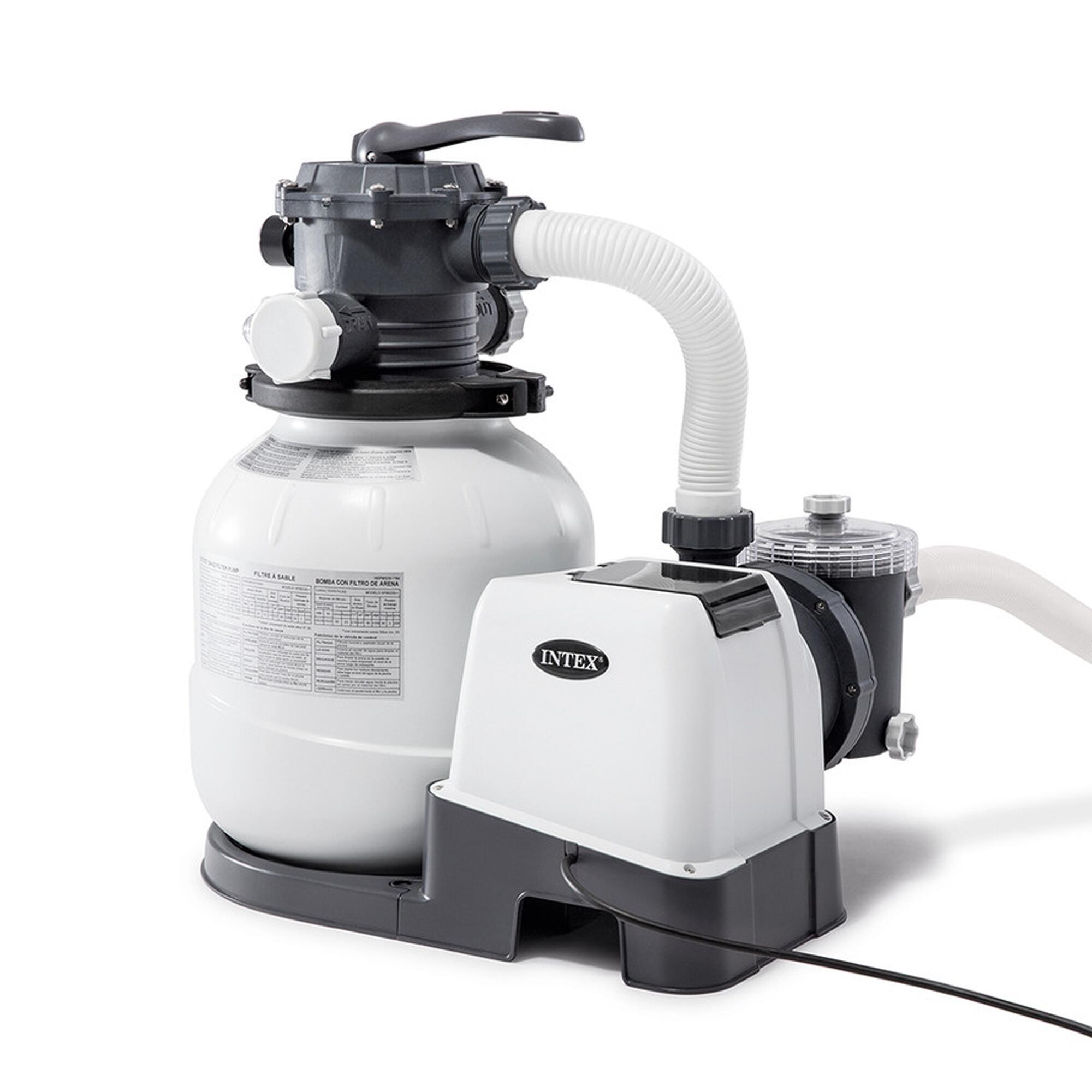Estação de tratamento de areia intex kristal clear 7.900 litros/hora 0,30 cv