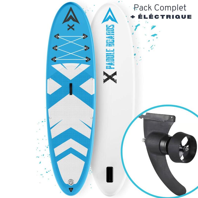 Stand Up paddle Gonflable électrique E-XITE  335 x 84 x 15cm