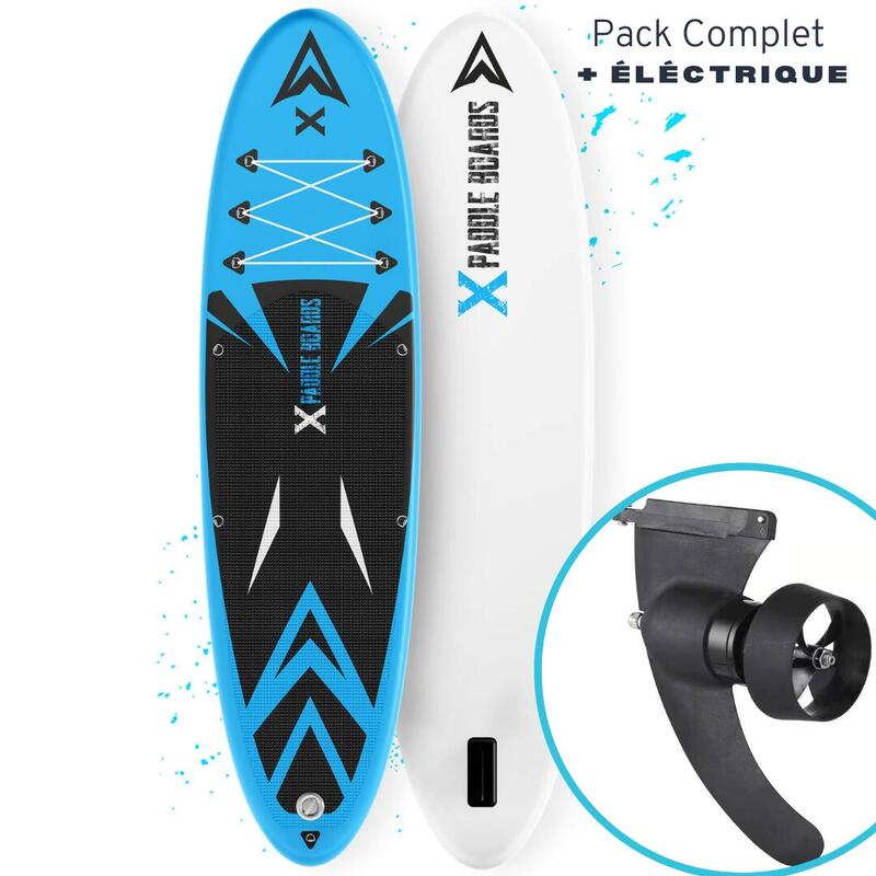 AUFBLASBARES ELEKTRISCHES STAND-UP-PADDLE  E-XTREME 320x 82 x 15cm