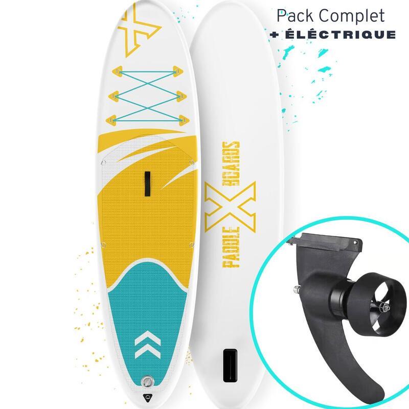 Elektrisches aufblasbares Stand Up Paddle E-X1 305 x 82 x 15cm