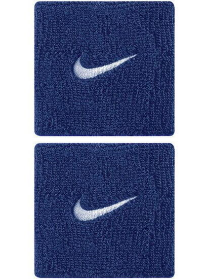 Fasce per polsi Nike Swoosh nere set da 2