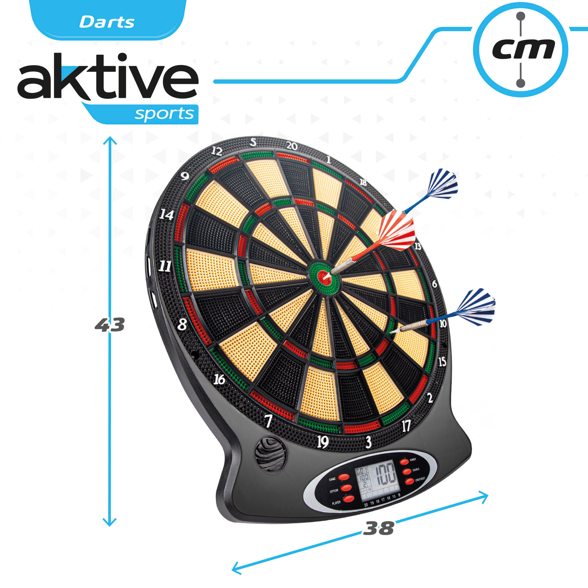 Jeu de fléchettes électronique multi-jeux Aktive Sports 3/4
