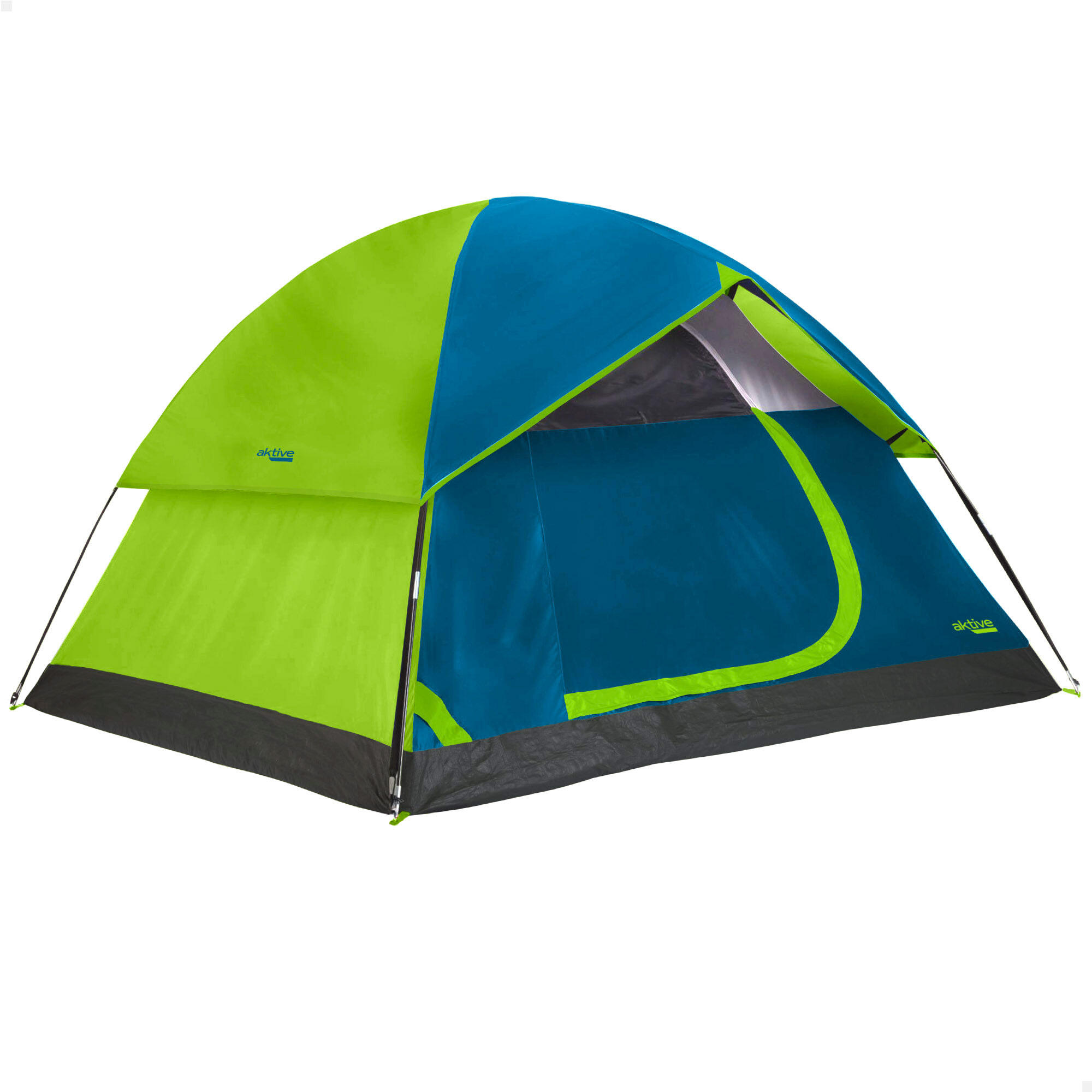 AKTIVE Tenda para 4 pessoas com teto duplo Aktive
