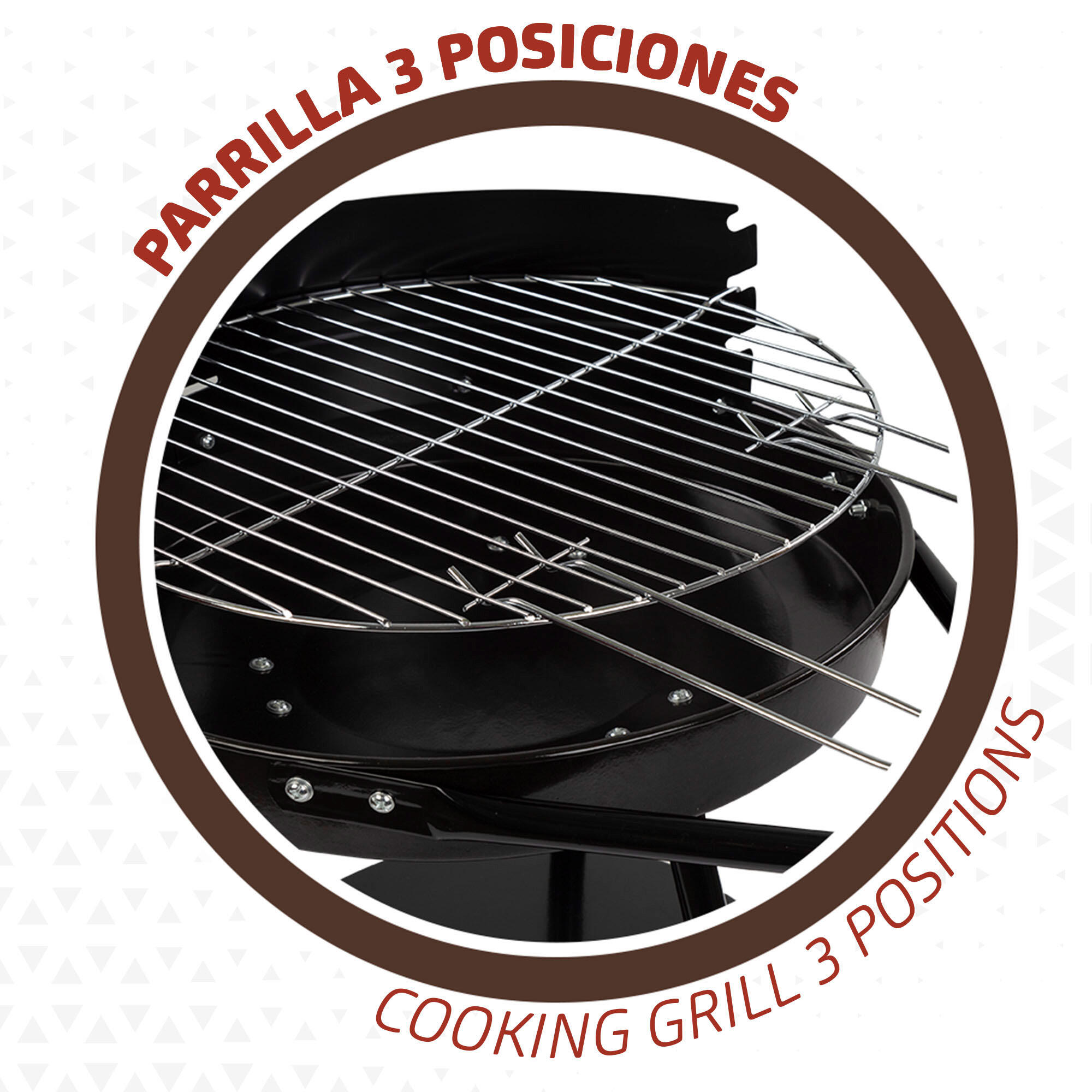 Barbacoa carbón portátil Aktive 3/7