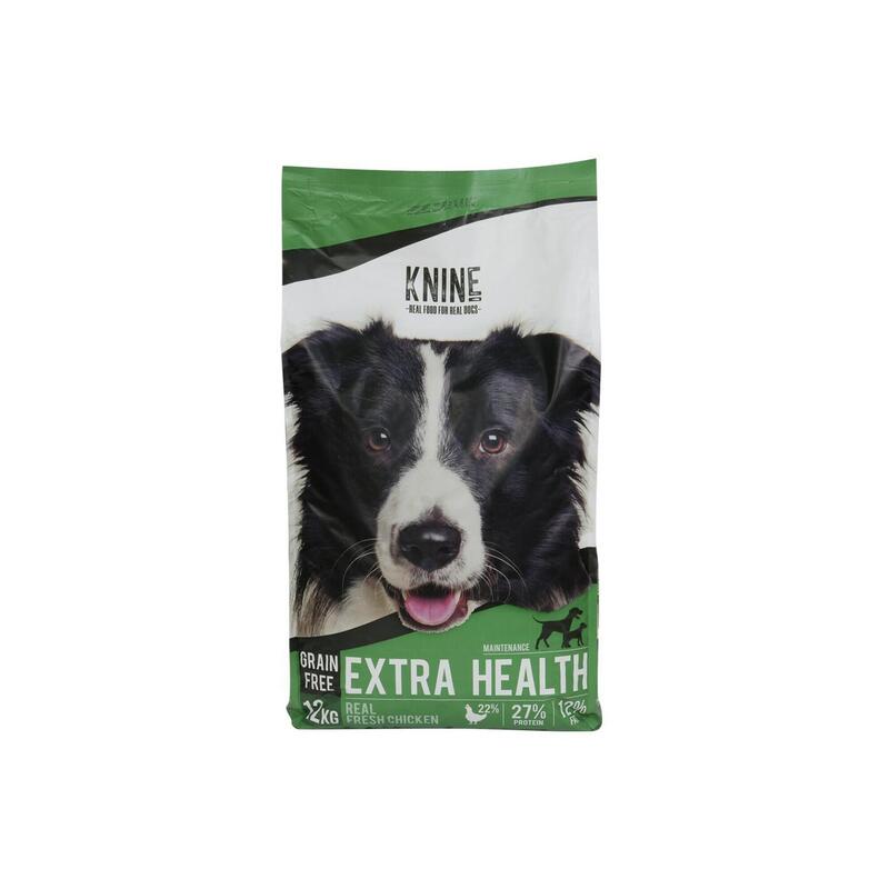 Comida para perros KNINE Extra Health, pollo, grain free 12 kg.