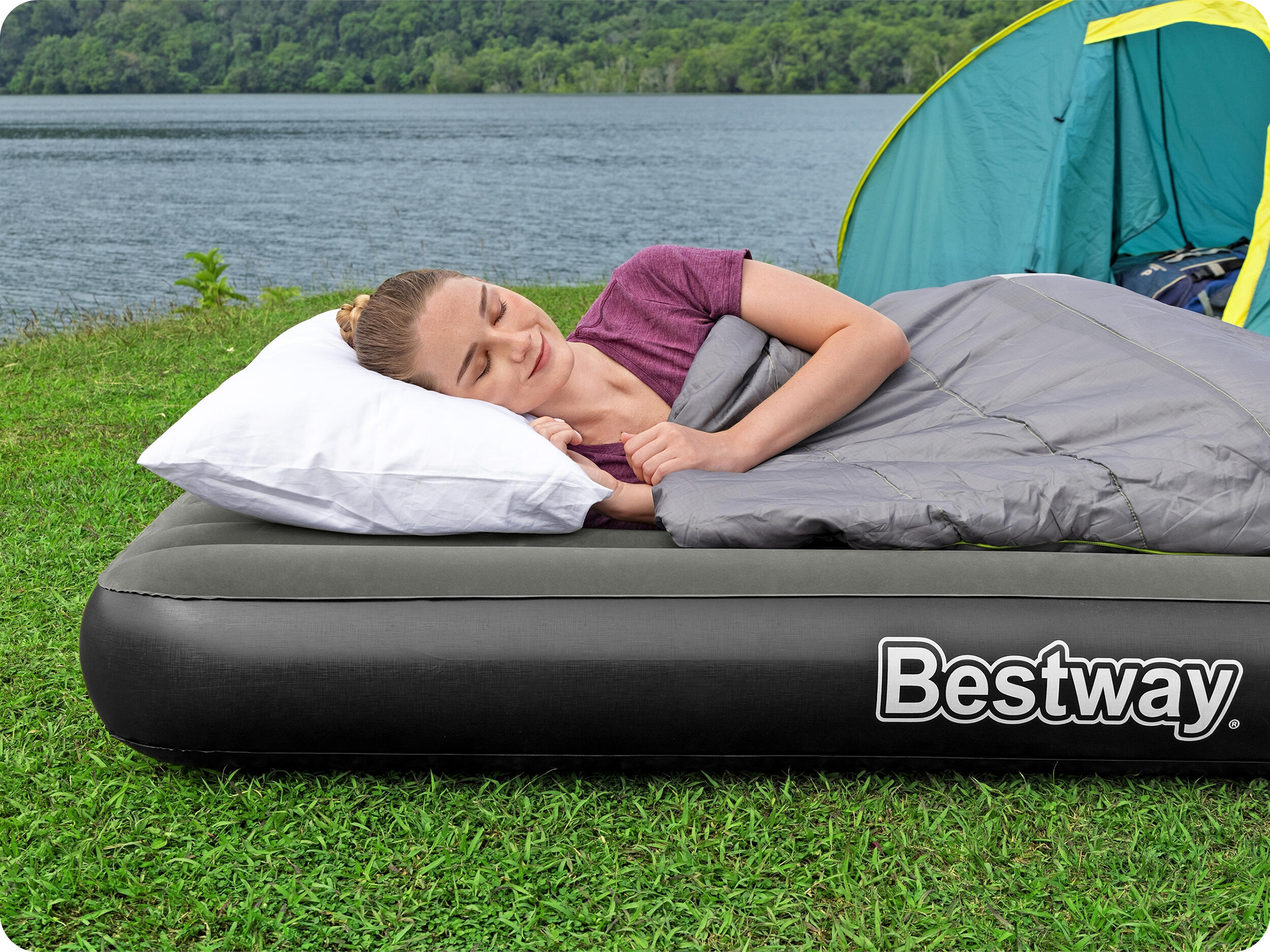 Colchão insuflável caminhada na natureza Matras Insuflável Bestway Tritech 5/7