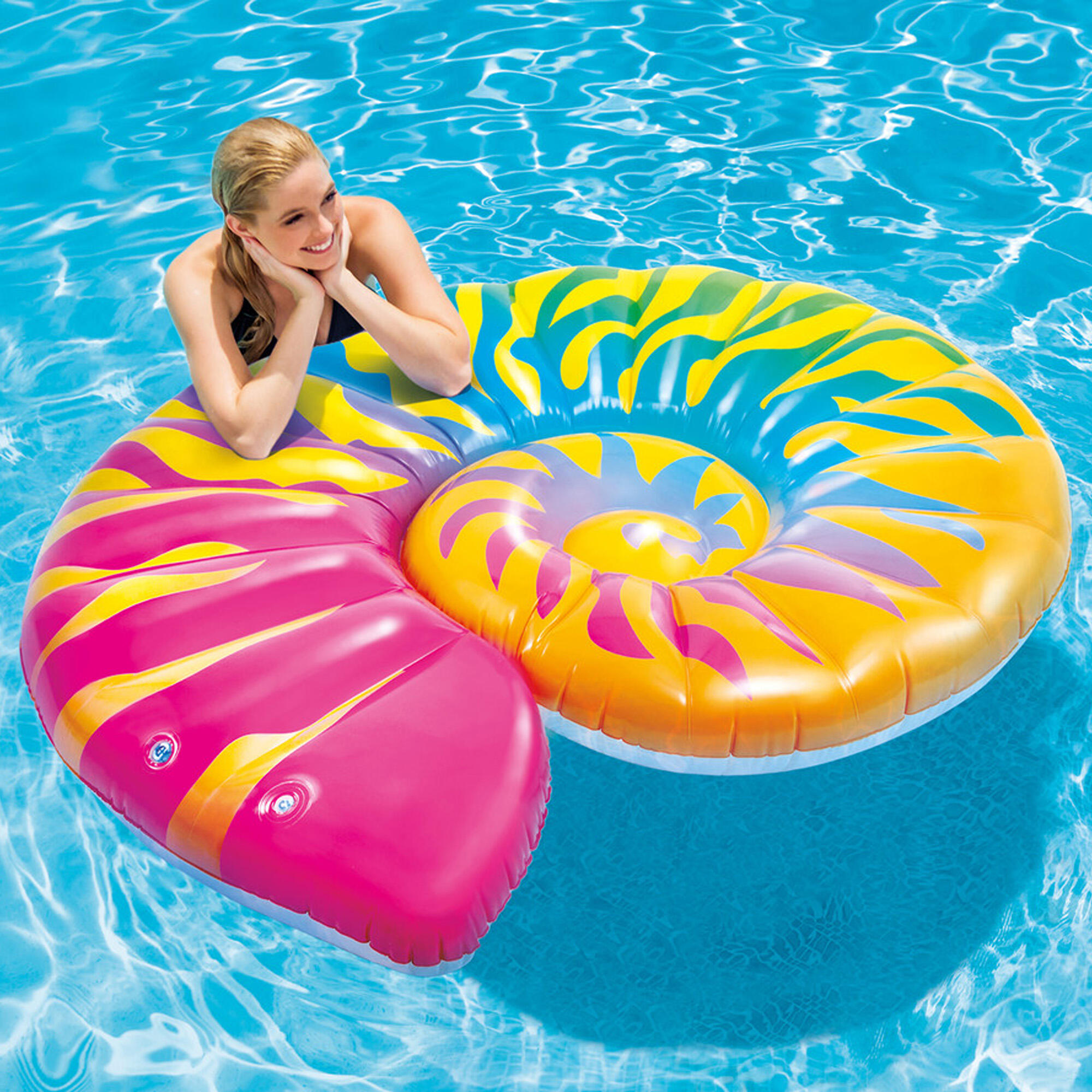 Tapete de concha multicolorido INTEX 2/7