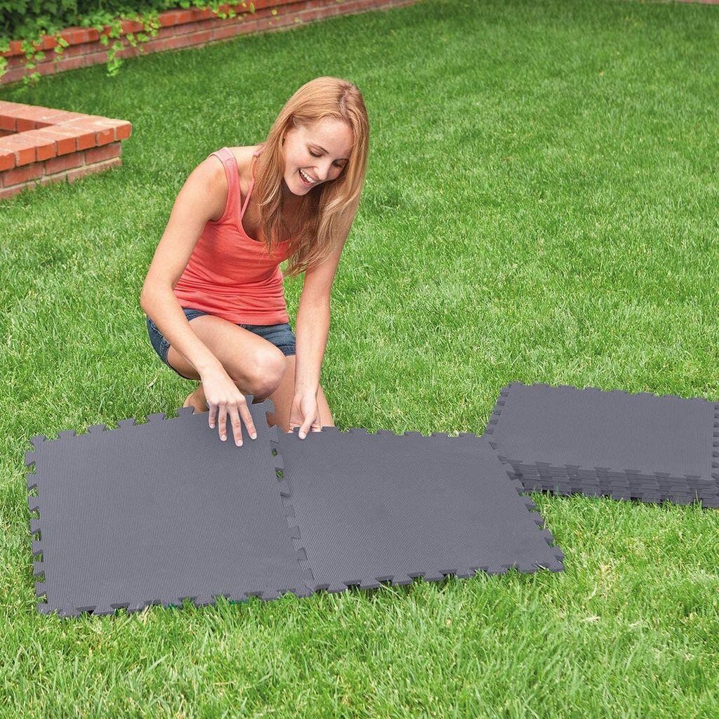 Intex Protetor de chão almofadado de encaixar 8 pcs 50x50x0,5cm 1,9m² 2/5