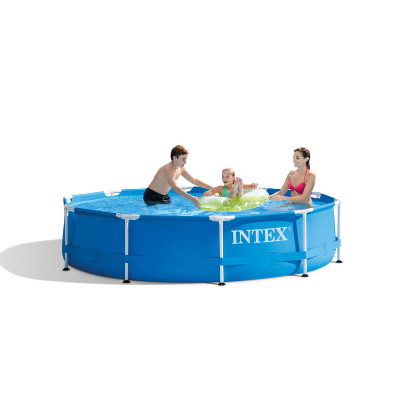 Intex 28202NP - Piscina Metal Frame rotonda, 305x76 cm