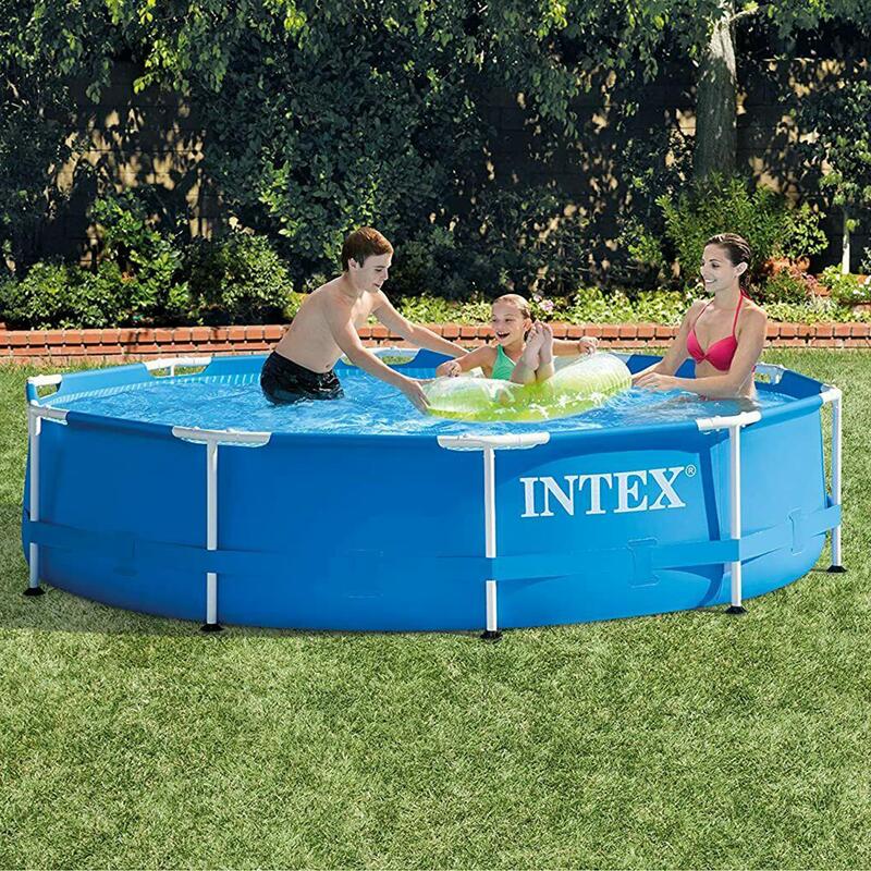 Intex 28210NP - Piscina Metal Frame rotonda, 366x76 cm