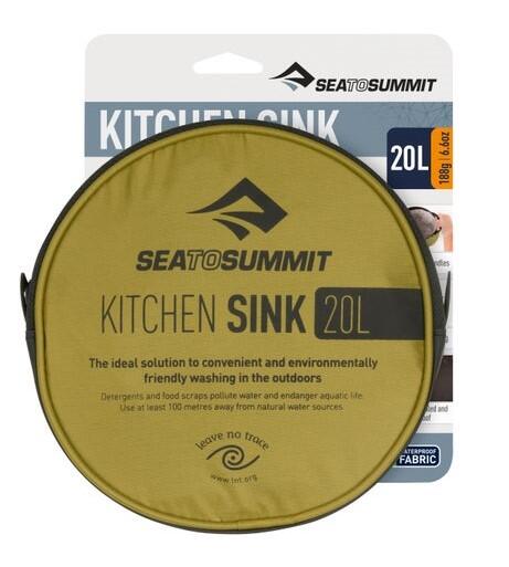 Bacinella Pieghevole Campeggio Sea To Summit Kitchen Sink 20L 3/4