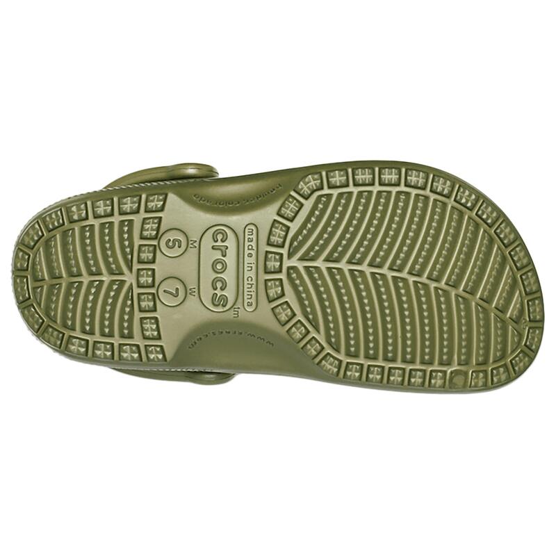 Chanclas Crocs Classic, Verde, Unisexo