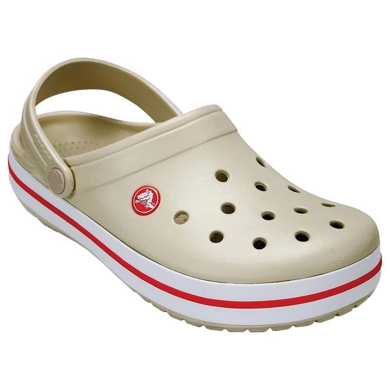 Chanclas Mujer Crocs Crocband Beis