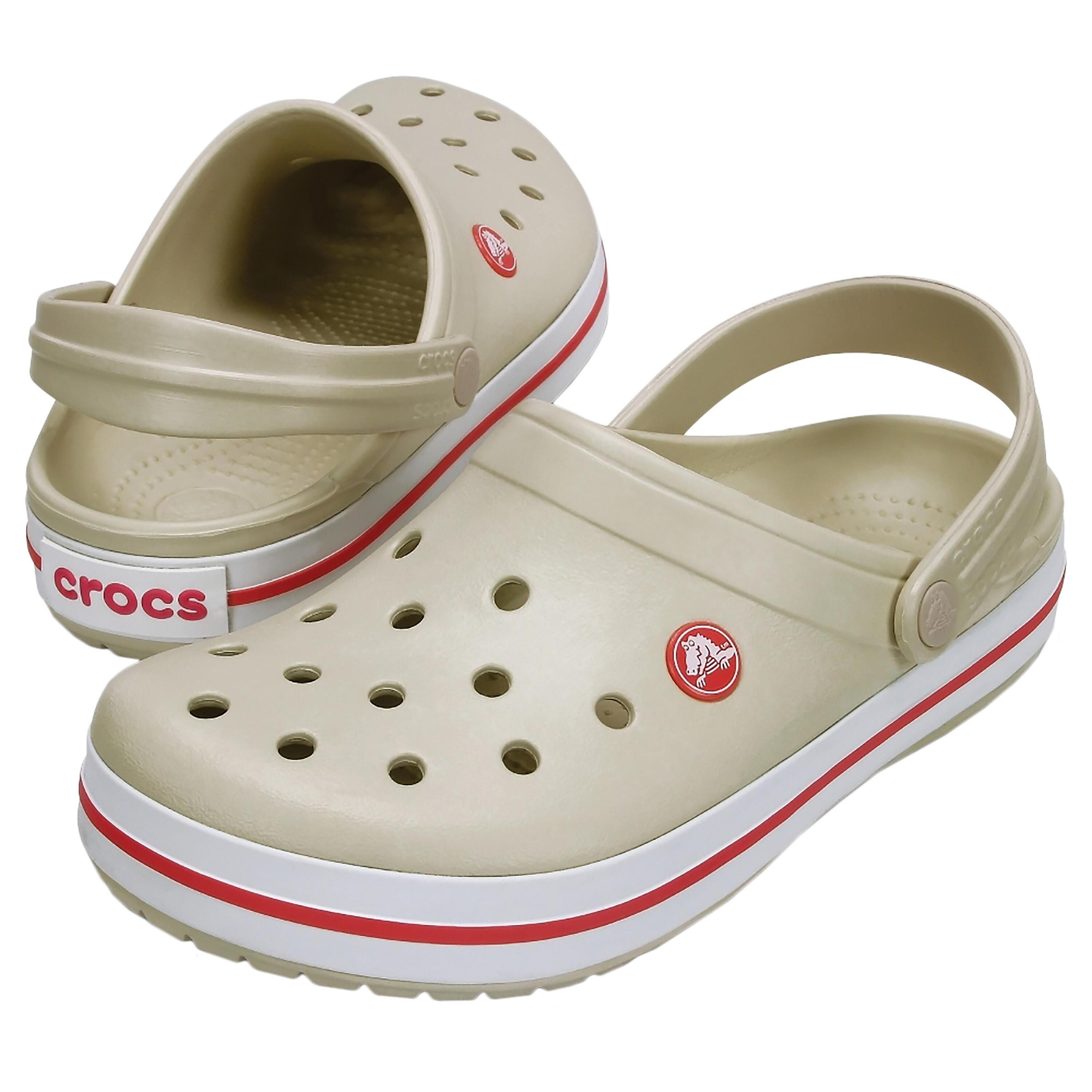 Flip-flops Crocs Model Crocband Kleur Beige 3/5