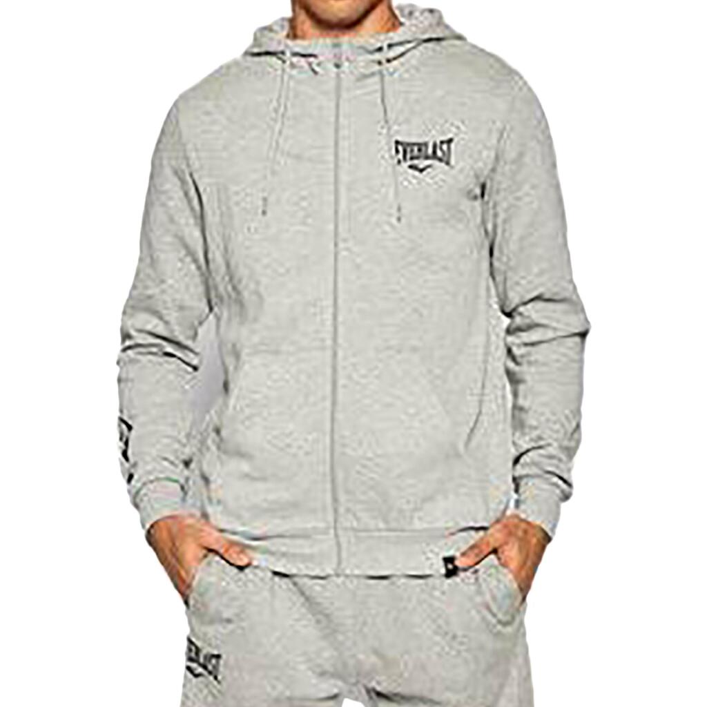 Everlast Men's Sulphur Grey Zip-Up Hoodie