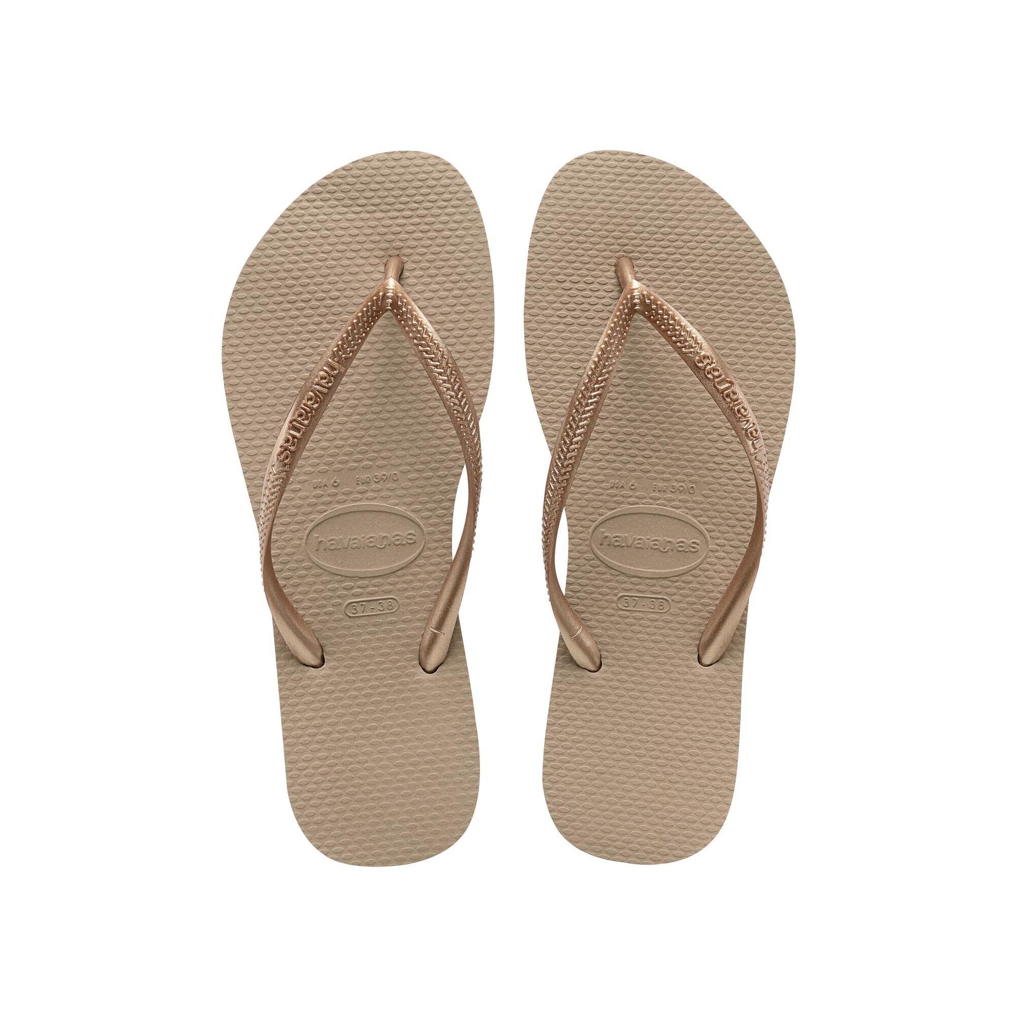 Chinelos Havaianas Modelo 4000030 Cor Castanho