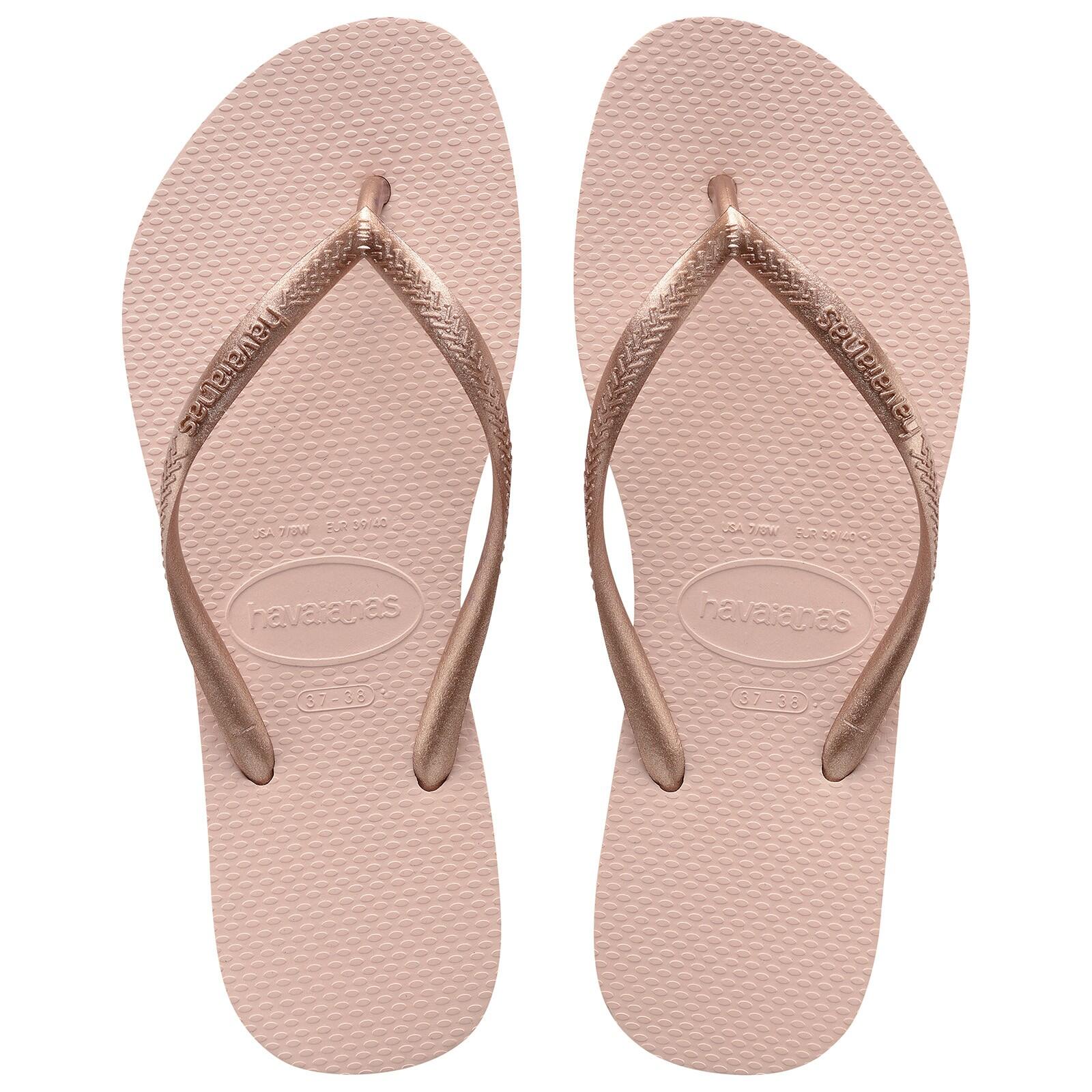 Havaianas - Tong Havaianas Kids H.slim - Enfant - Tongs - Marron|vert - 33/34 - Decathlon