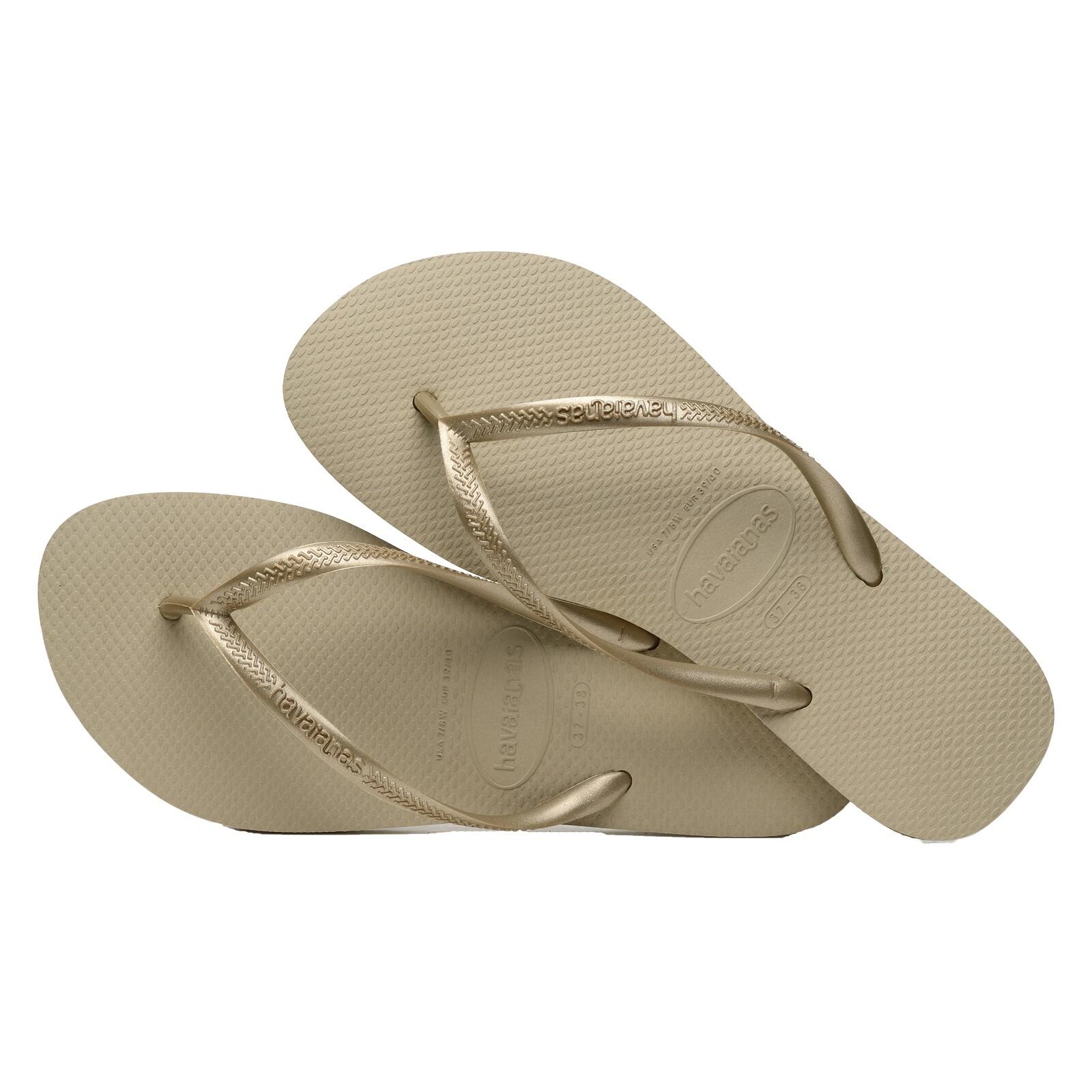 Infradito Havaianas Modello 4000030 Colore Oro 4/5