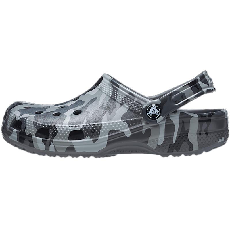 Chanclas Mujer Crocs Classic Printed Camo Clog Gris