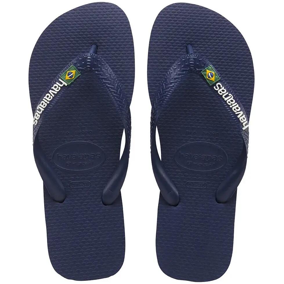 Sandals Havaianas Brasil Logo Blue
