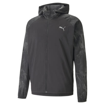 Veste tissée imprimée Run Favourite Homme PUMA Black Aop