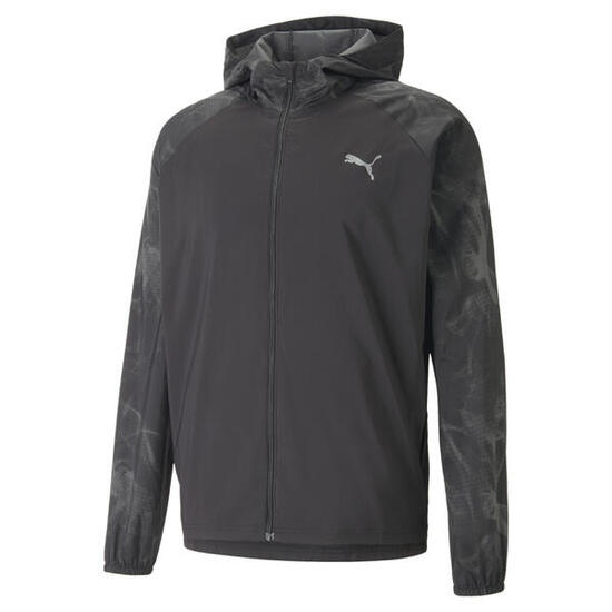 Veste tissée imprimée Run Favourite Homme PUMA Black Aop