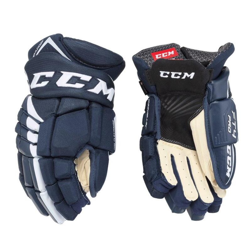 Eishockeyhandschuh Navy/weiß Juniors CCM JETSPEED FT4 PRO