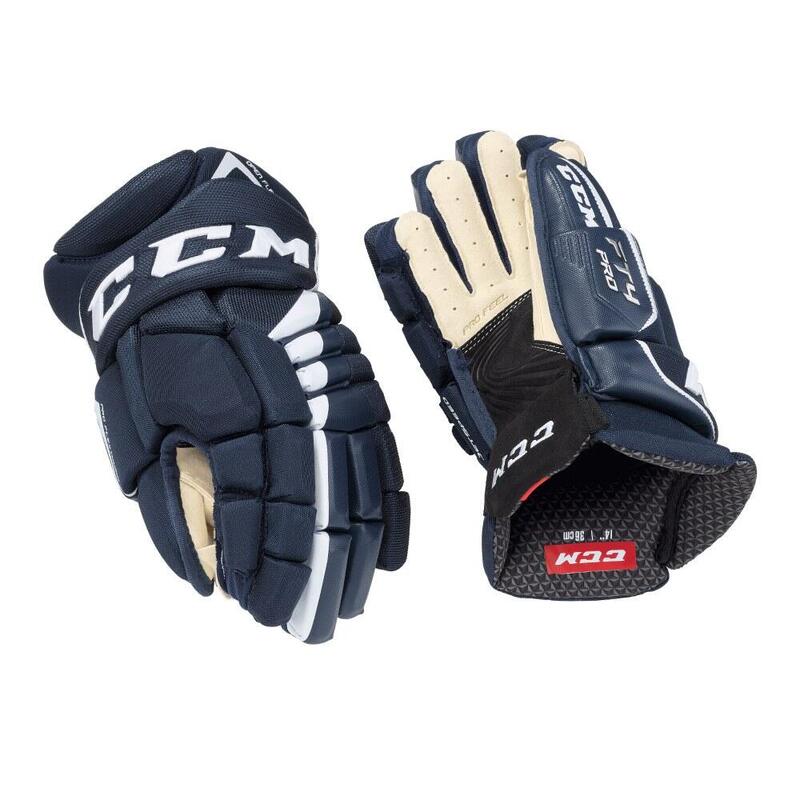 Eishockeyhandschuh Navy/weiß Juniors CCM JETSPEED FT4 PRO