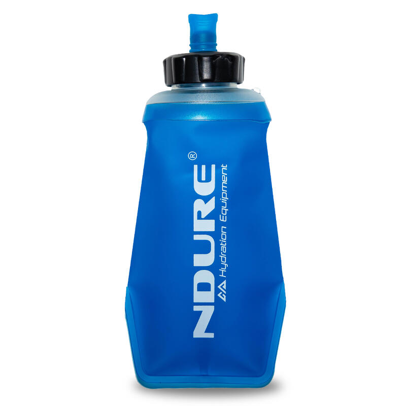 NDURE Soft Flask Handheld 500 ML BLAUW