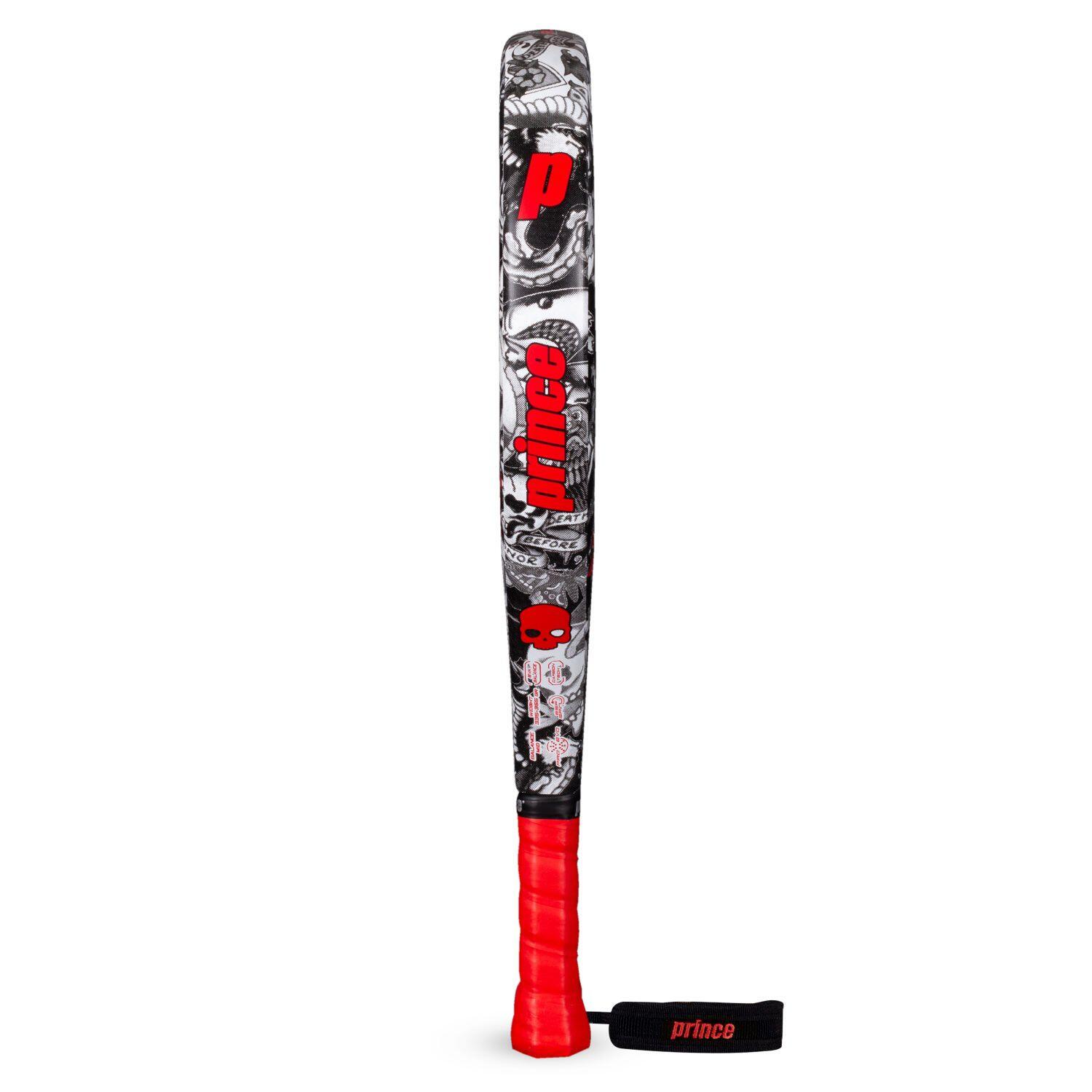 Pala de páde lPrince ROCKET BLACK TATTOO negro y blanco 3/3