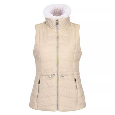 Dames walless geïsoleerde bodywarmer (moccasin)