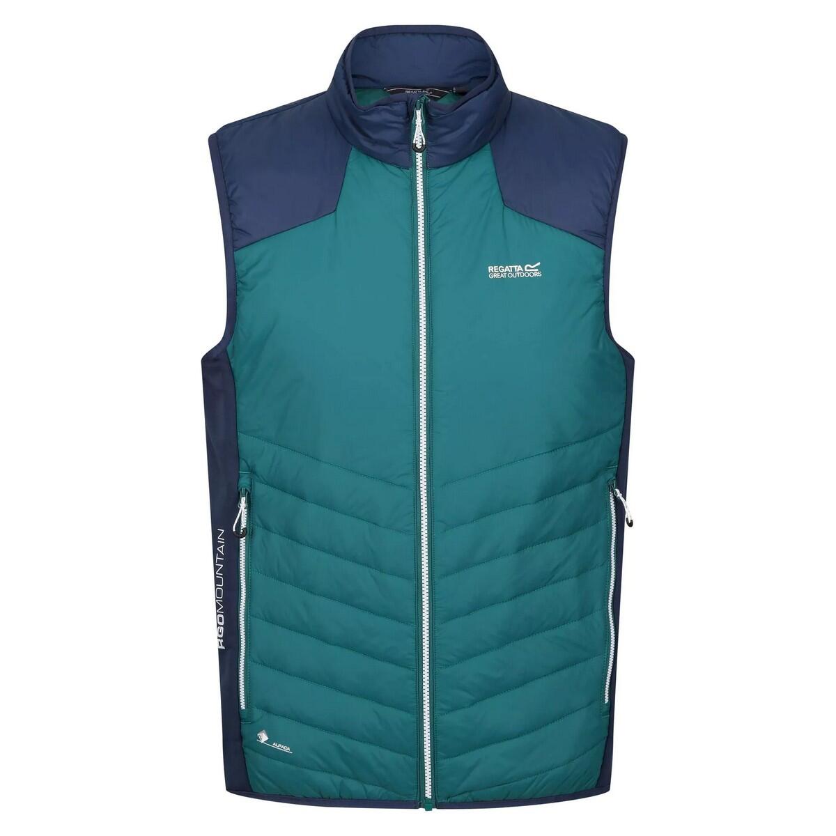 REGATTA Mens Halton VI Lightweight Body Warmer (Pacific Green/Admiral Blue)