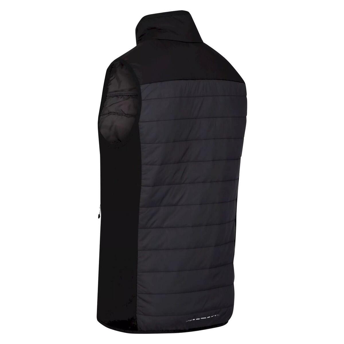 Mens Halton VI Lightweight Body Warmer (Dark Grey/Black) 4/5