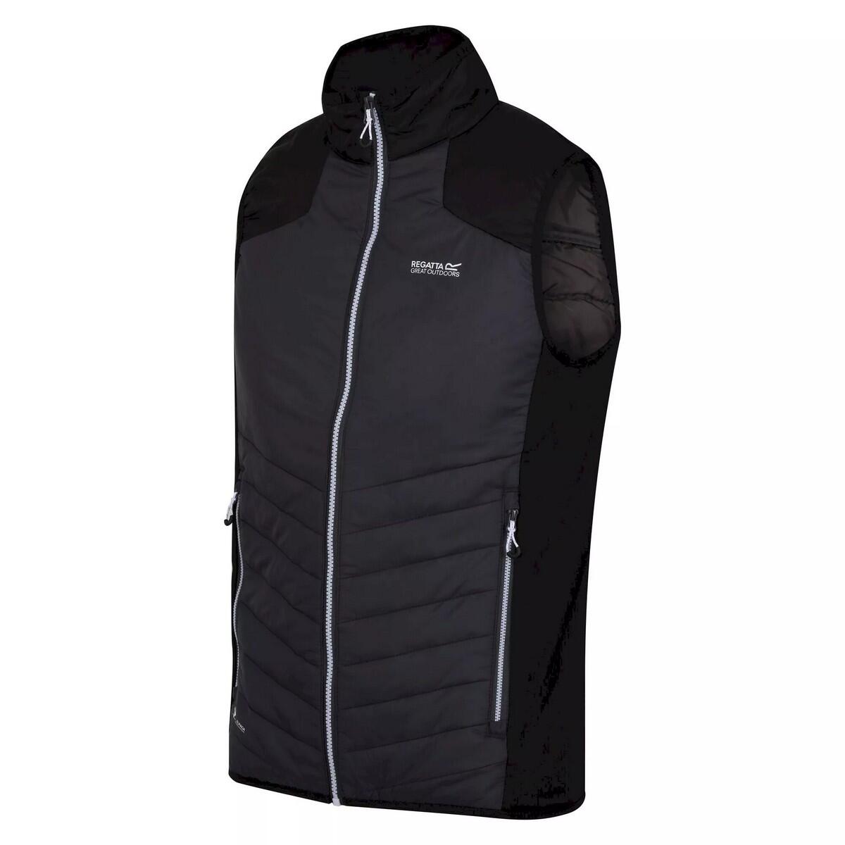 Mens Halton VI Lightweight Body Warmer (Dark Grey/Black) 3/5