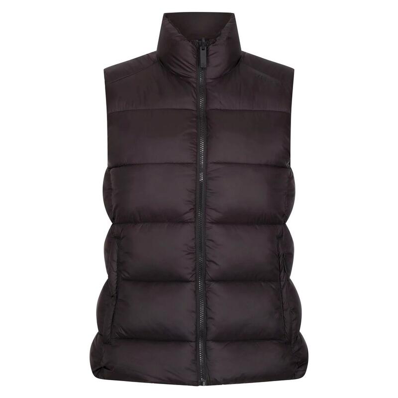 Dames Yewbank omkeerbare bodywarmer (Zwart)