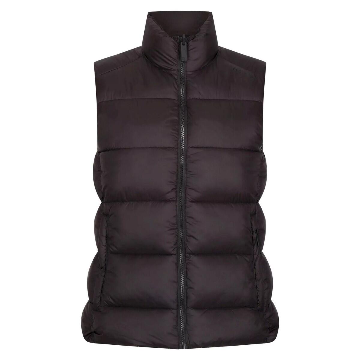 YEWBANK Women's sleeveless jacket (Black)