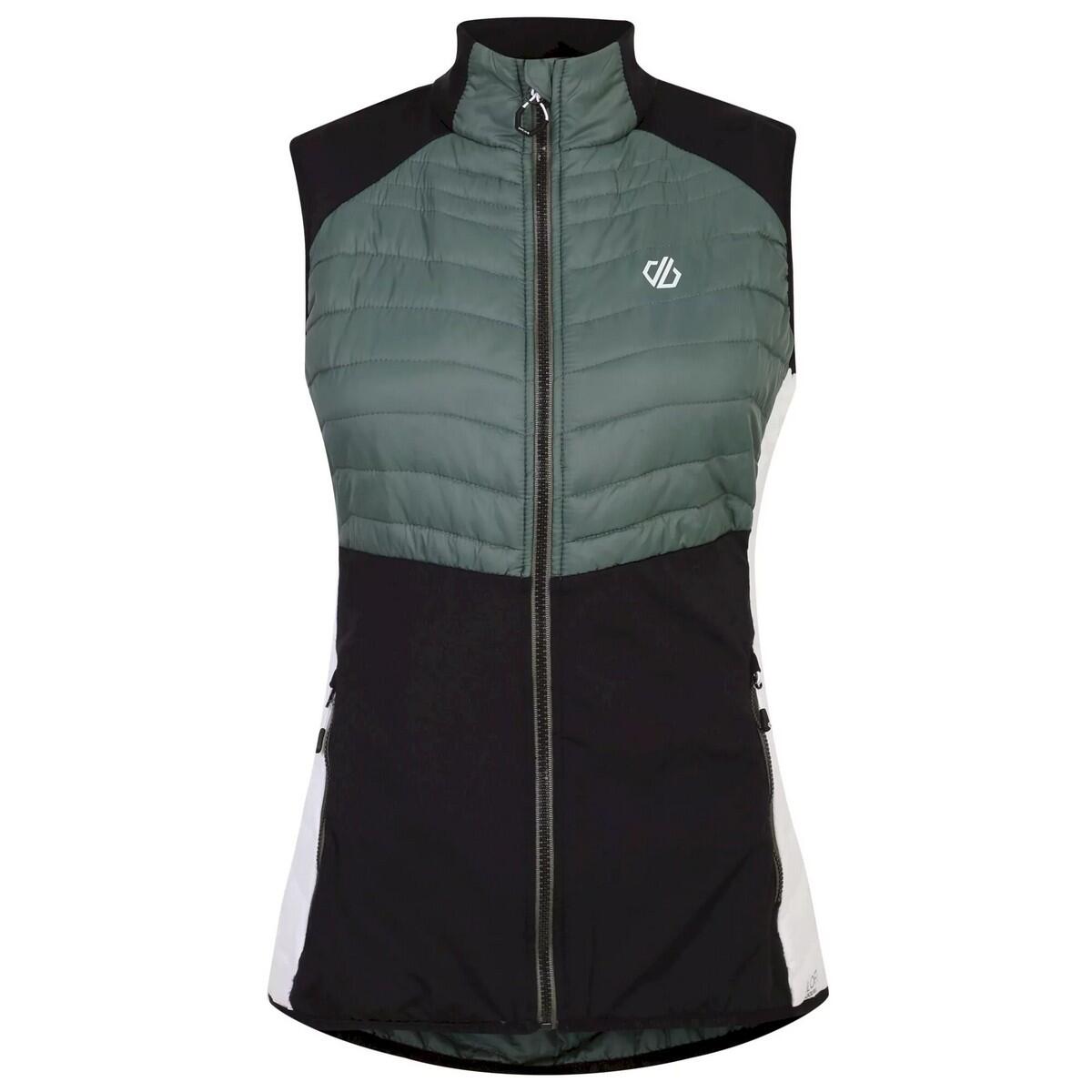 Gilet Donna Dare 2B Surmount II Verde Papera Nero |  Dare 2b