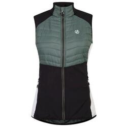 Dames Surmount II Gilet (Eend Groen/Zwart)