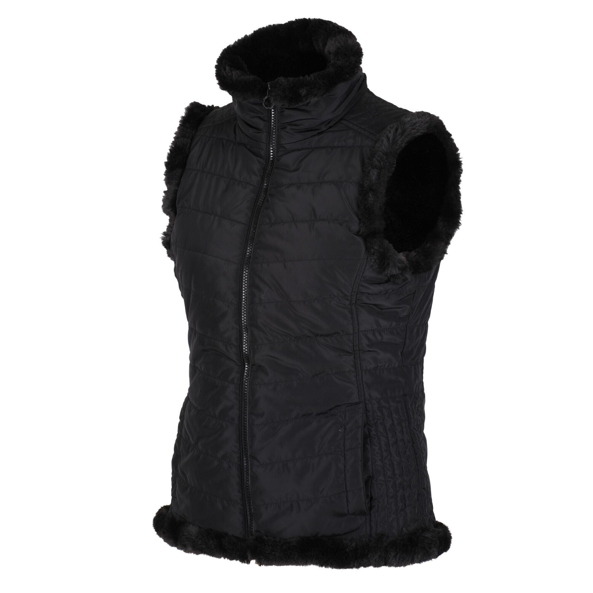 Womens/Ladies Winslow Body Warmer (Black) 4/5