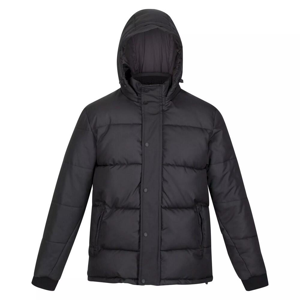 Mens Farren Lightweight Puffer Jacket (Black) 1/5