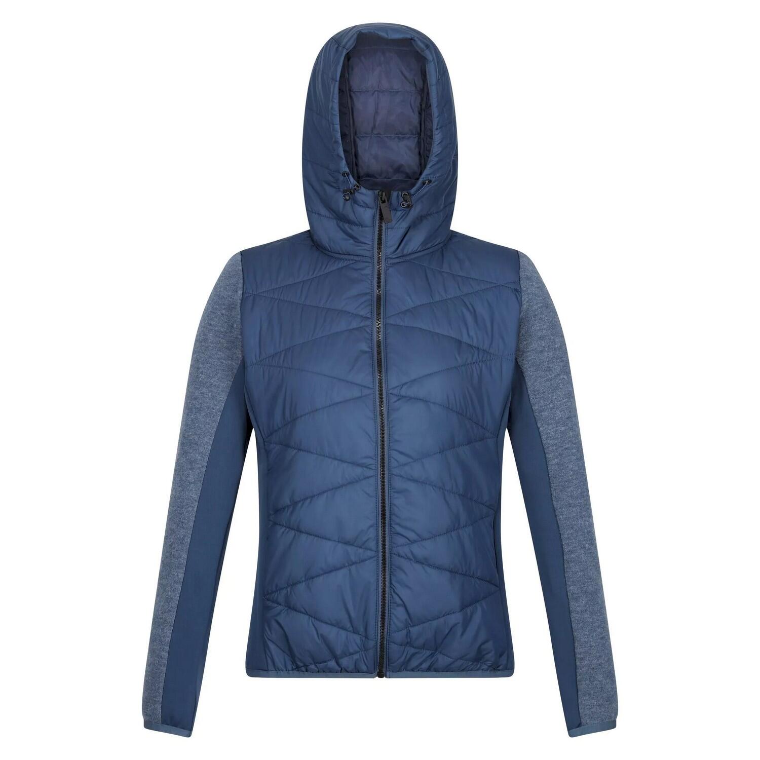 REGATTA Womens/Ladies Pemble IV Hybrid Soft Shell Jacket (Dark Denim)