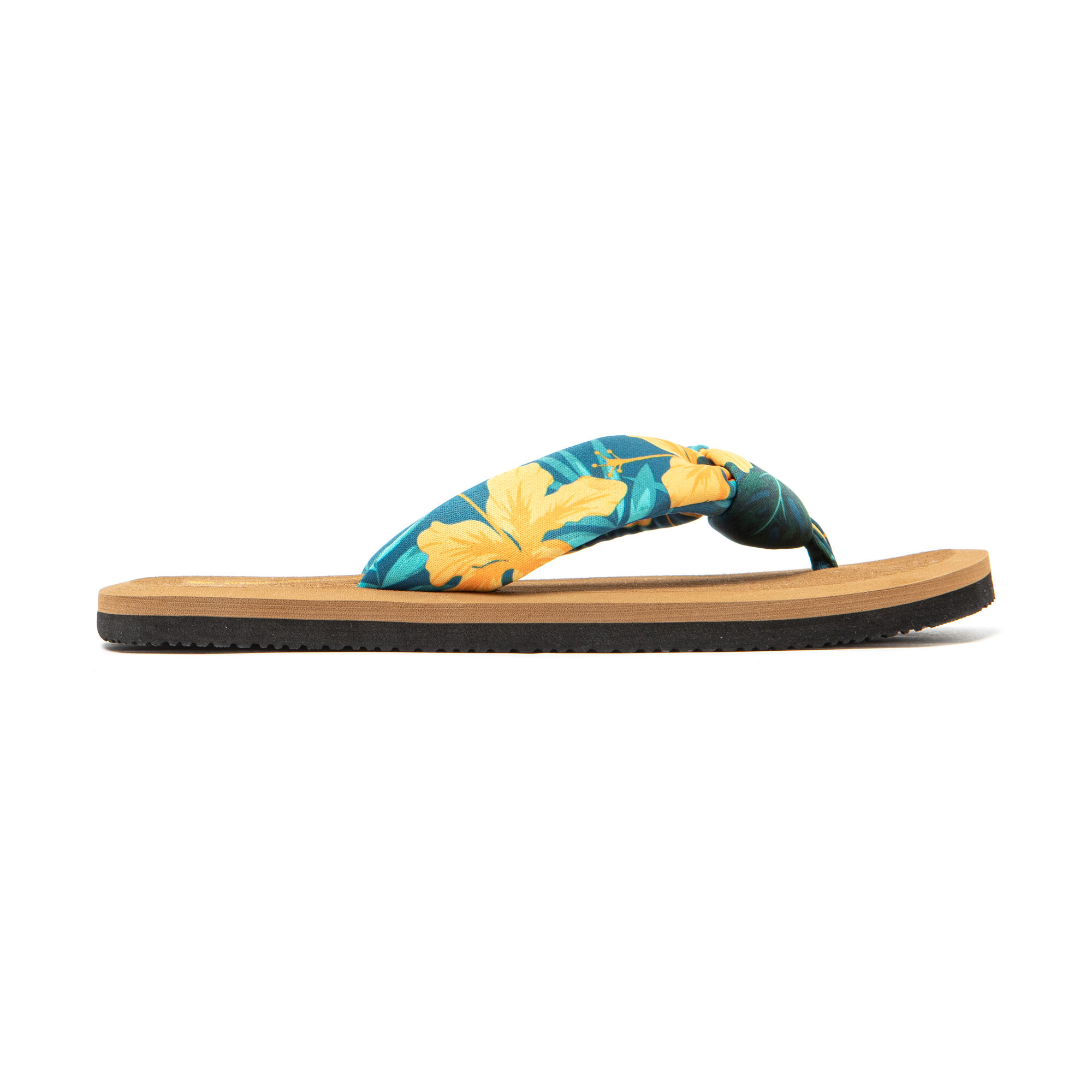 Sandales orange pour femme avec semelle en gomme antidérapante 3/7