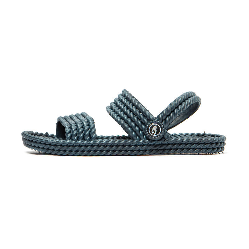 Vrouwen marineblauwe Brasilerase sandalen met antislipzool