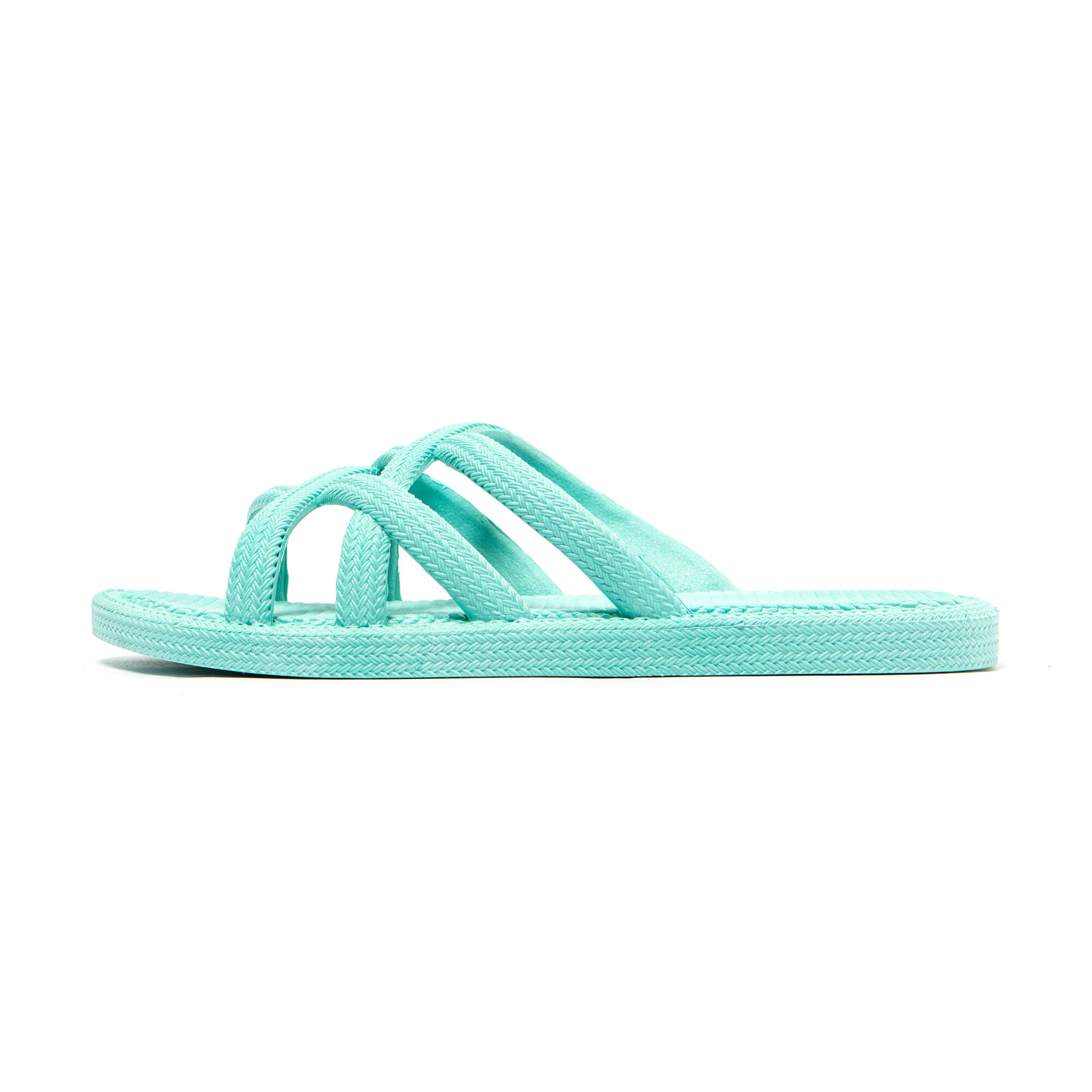 Sandali Brasileras da donna di colore verde acqua con suola antiscivolo 4/7