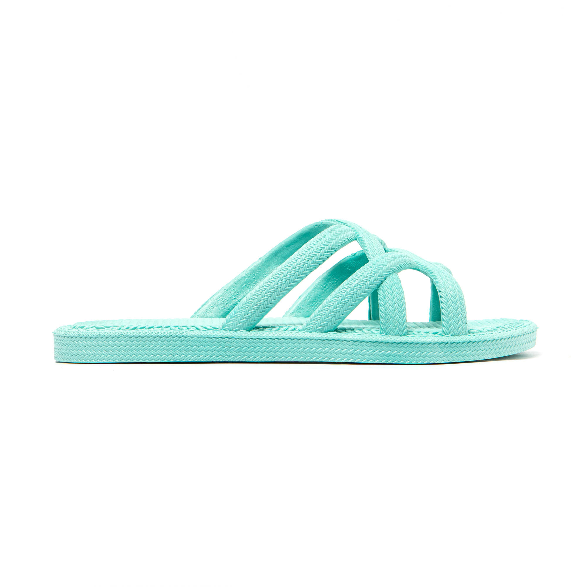 Sandali Brasileras da donna di colore verde acqua con suola antiscivolo 3/7