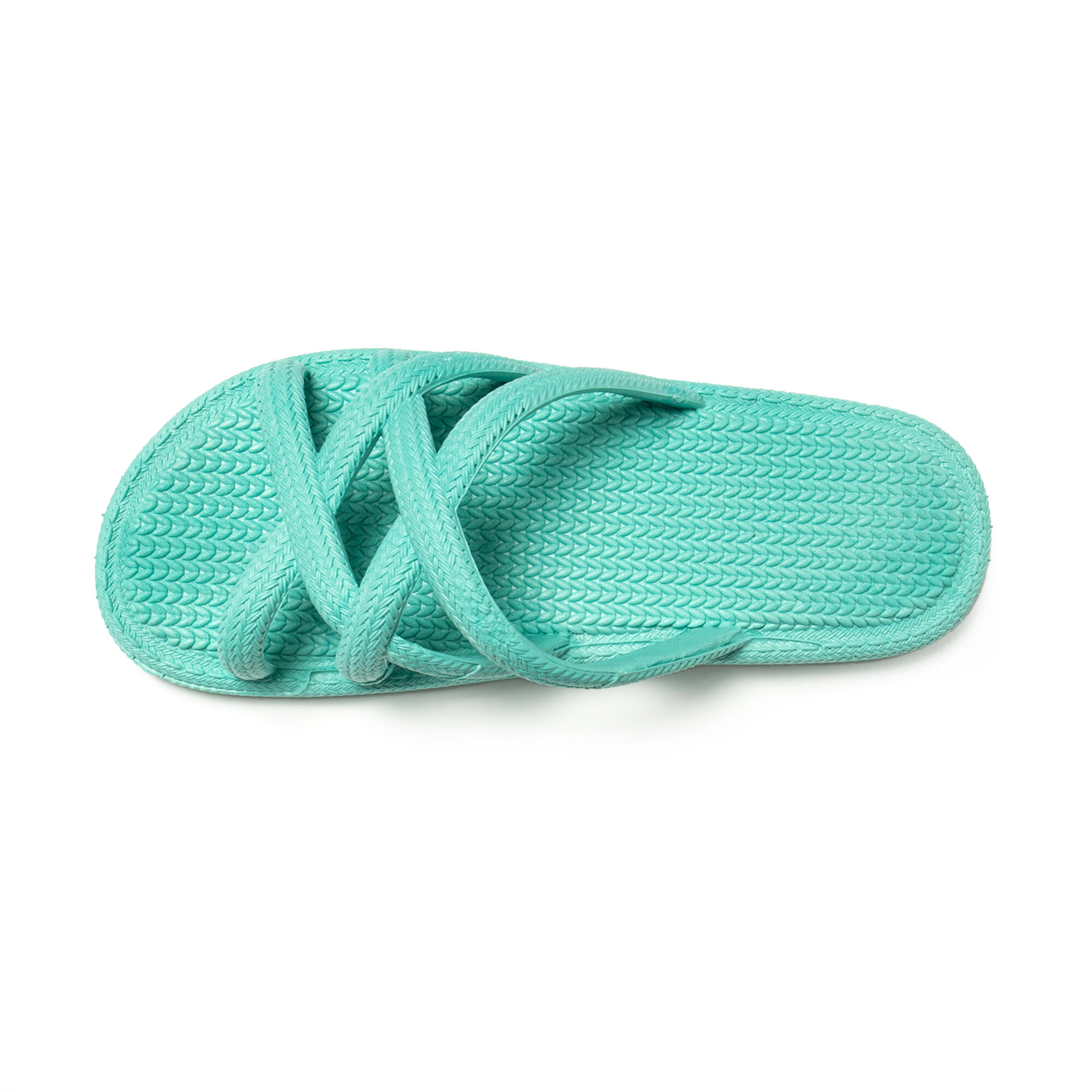 Sandali Brasileras da donna di colore verde acqua con suola antiscivolo 5/7