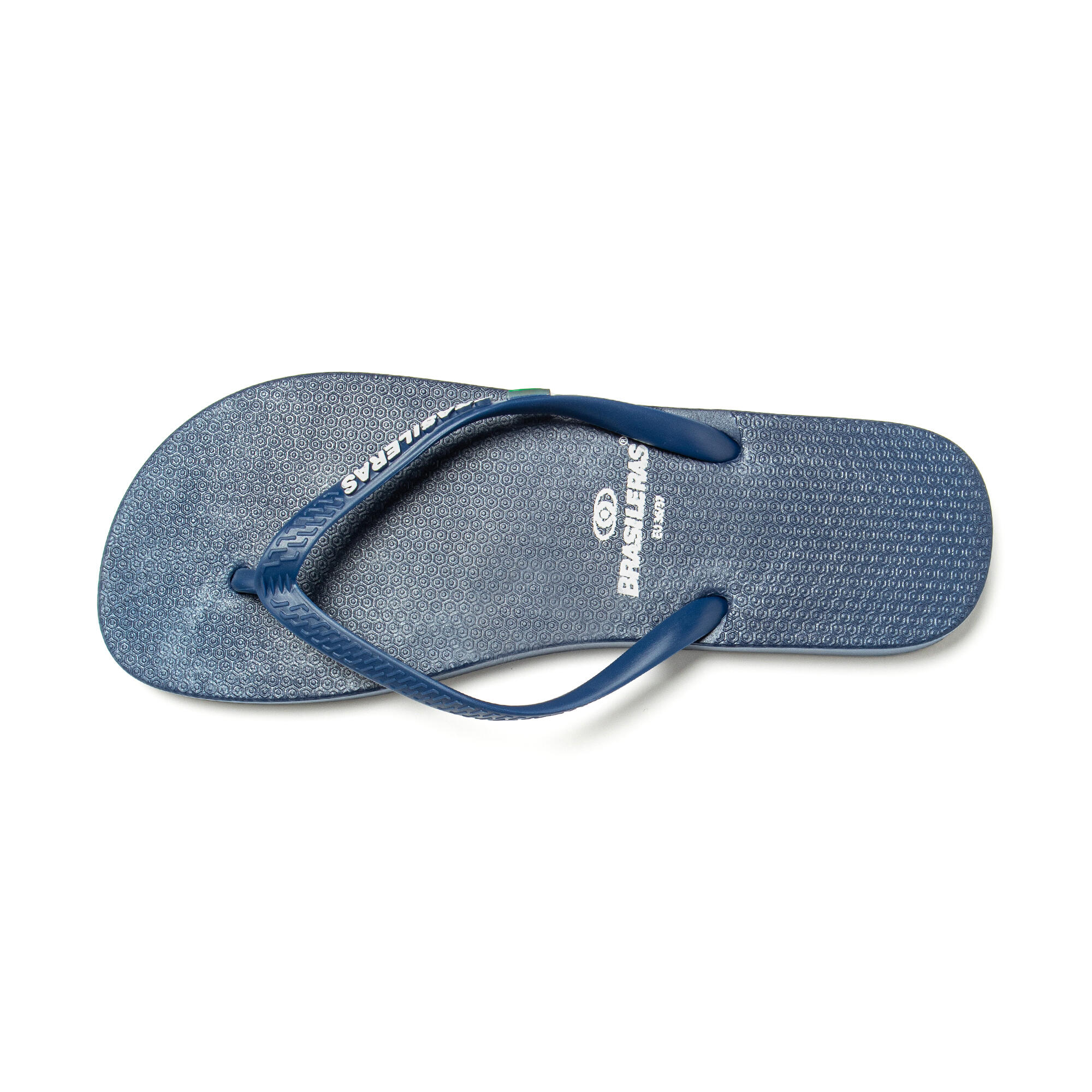 Chanclas Dedo Brasileras De Mujer Azul Marino Con Suela Antideslizante 5/7
