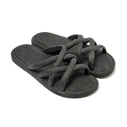 Sandalen Damen Brasileras Militärgrün mit Gummisohle
